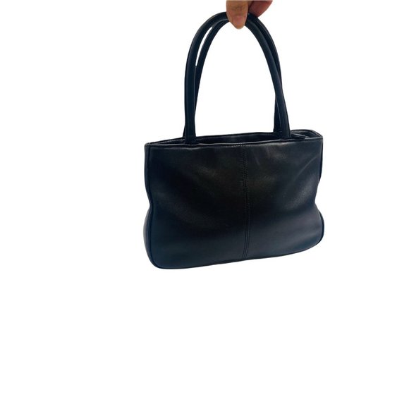 Atienne Aigner Vintage 60s Black Leather Shoulder Bag Style 7280R EUC - Picture 2 of 11